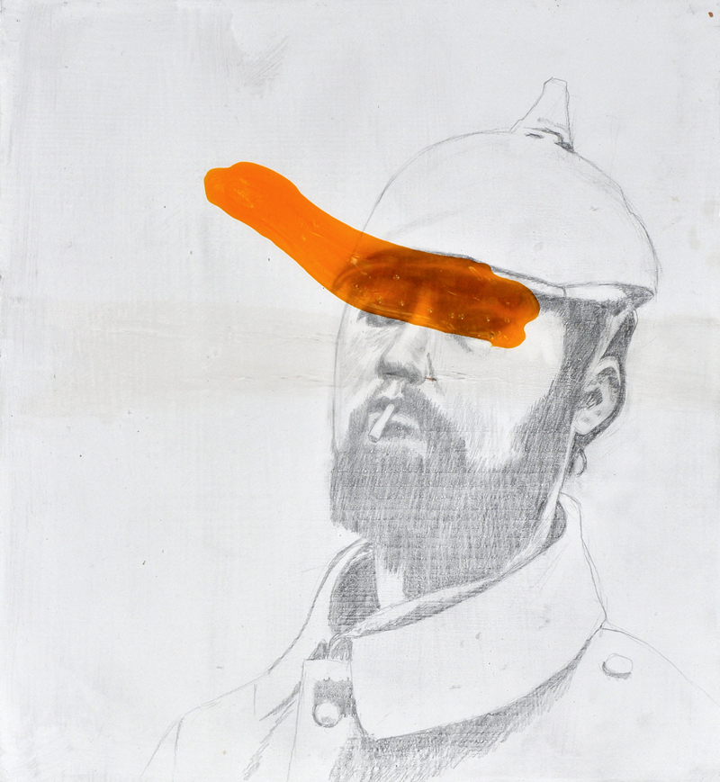 Mixed media. 11 by 10 (2012)